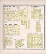 New Market, Parkersburg, Shanondale, Lapland, Kirkpatrick, Brown's Valley, Alamo, Montgomery County 1898
